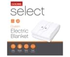 Goldair Select Queen Bed Tie Down Electric Blanket - White GST-Q 2