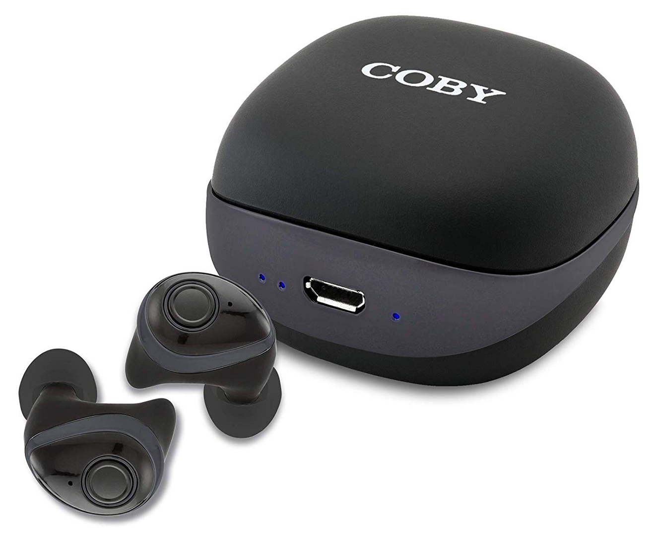 Coby True Wireless Earbuds Black Catch .au