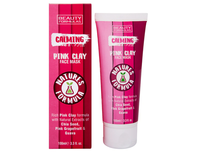 Beauty Formulas Calming Pink Clay Face Mask 100mL