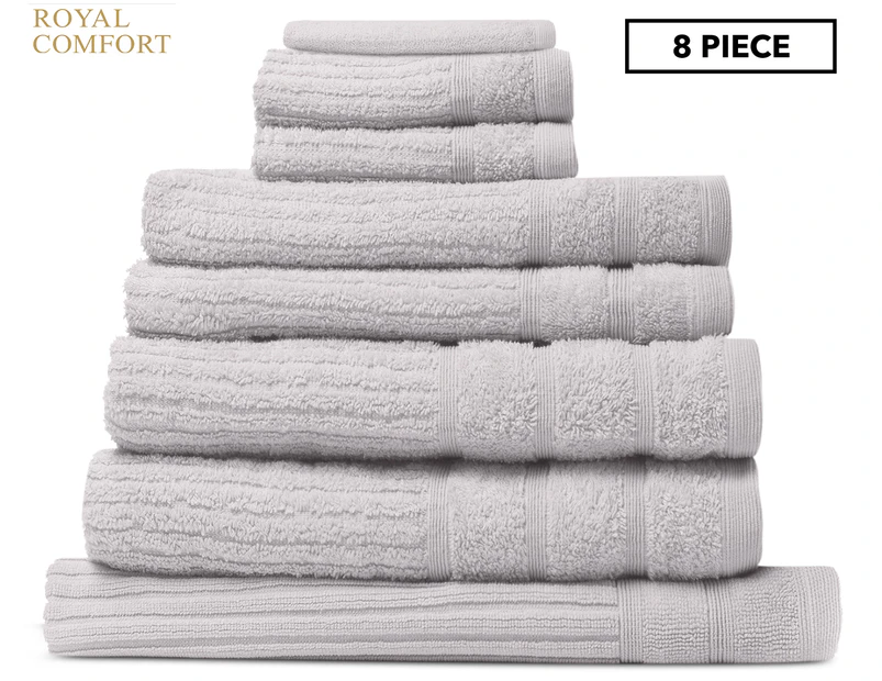 Royal Comfort Eden 8-Piece Egyptian Cotton Towel Pack - Sea Holly