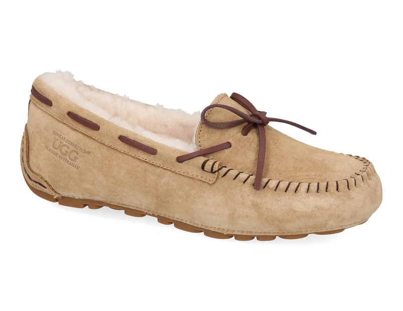 OZWEAR Connection Women's Romy Moccasin Slippers - Chestnut