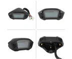 Digital LCD Backlight Motorcycle Speedometer Odometer Tachometer Gauge