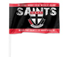 St Kilda Saints AFL KIDS Pole Game Day Flag Banner