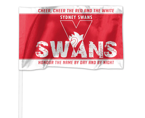 Sydney Swans AFL KIDS Pole Game Day Flag Banner