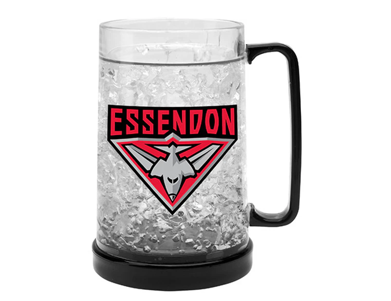 LARGE AFL Essendon Bombers Aussie Rules Freeze Beer Stein Frosty Mug Cup