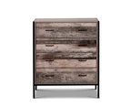 Artiss Chest of Drawers Tallboy Dresser Storage Cabinet Industrial Rustic