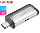 SanDisk 256GB USB Type-C UltraDual Flash Drive 1