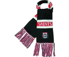 St Kilda Saints Traditional AFL Bar Scarf Warm Winter Neckwear