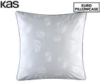KAS Eddie Euro Pillowcase - Grey