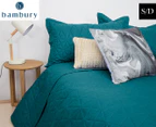 Bambury Regent Single/Double Bed Coverlet Set - Teal