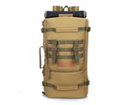 50L Breathable Waterproof Backpack 65 * 35 * 25cm Large Capacity Outdoor Tactical Backpack Sports Shoulder Bag