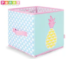Penny Scallan Collapsible Storage Box - Pineapple Bunting