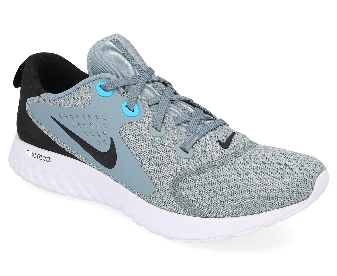 blue and grey nike shoes