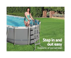 Bestway Ladder Above Ground Swimming Pool 122cm 48 inch Deep Removable Steps