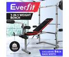 Everfit Multi-Station Weight Bench Press Weights Equipment Set Benches Home Gym