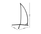 Gardeon Outdoor Hammock A Shape Steel Frame