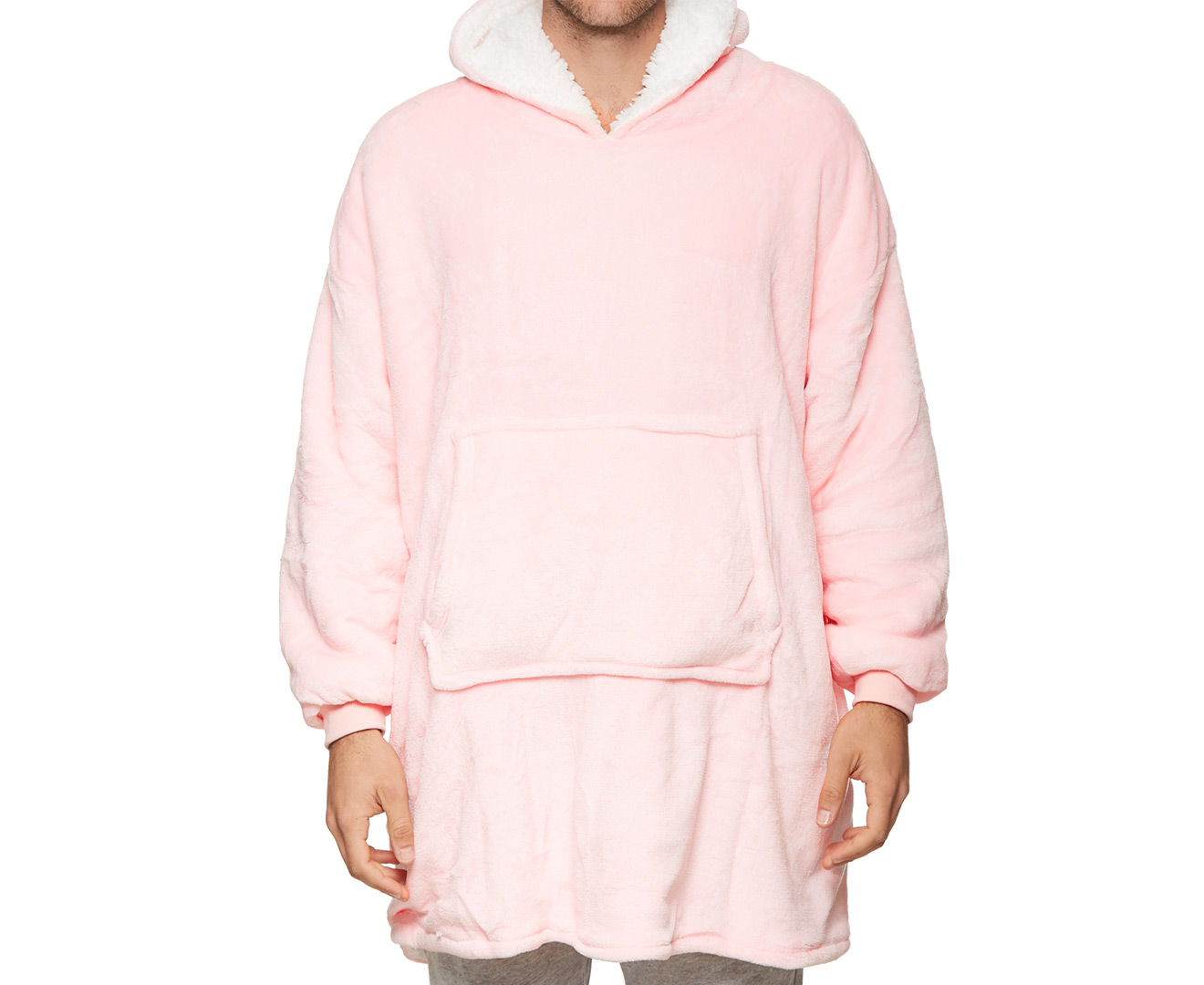 Cuddle Hoodie Blanket - Baby Pink | Catch.co.nz