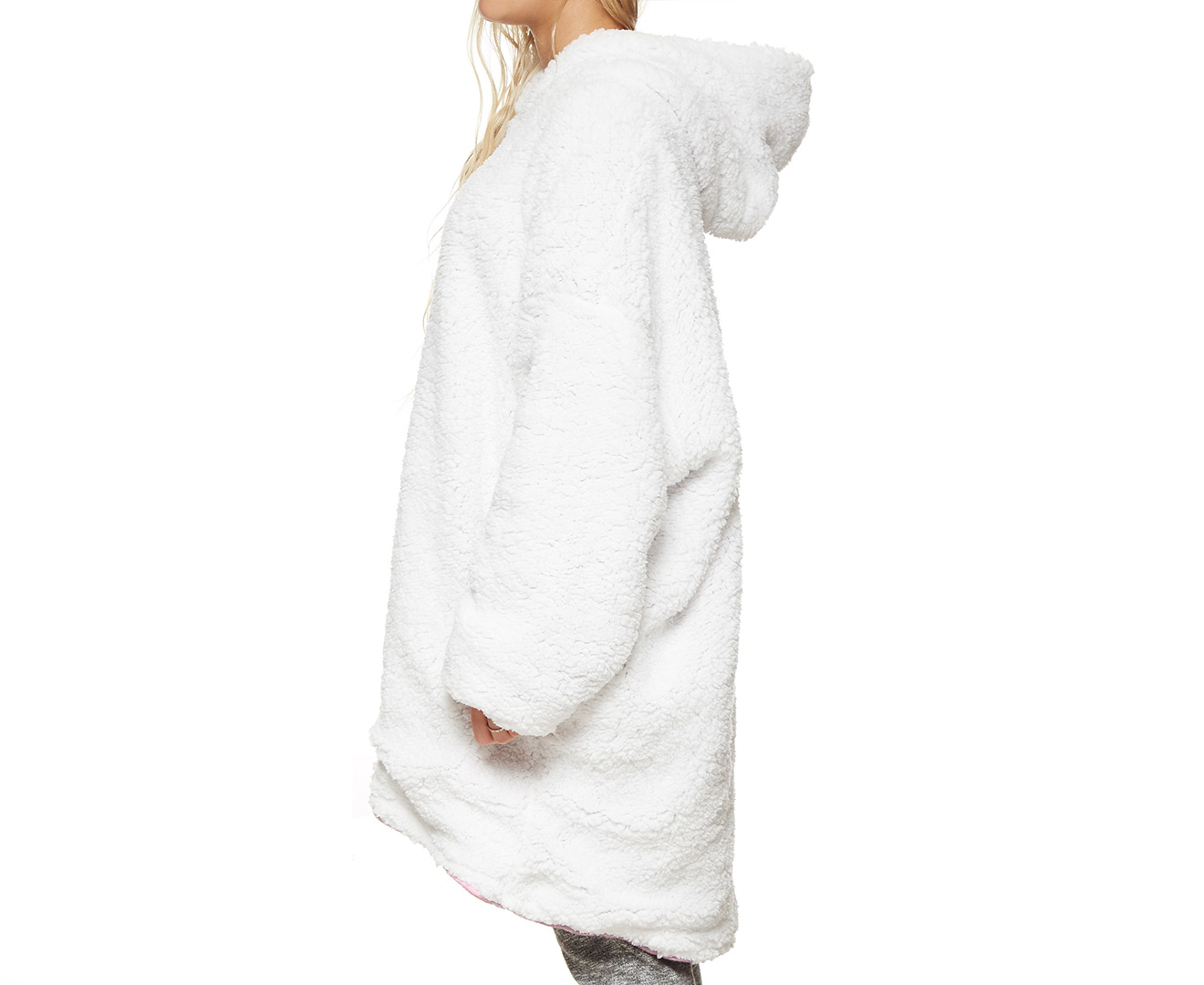 Cuddle Hoodie Blanket - Baby Pink | Catch.co.nz