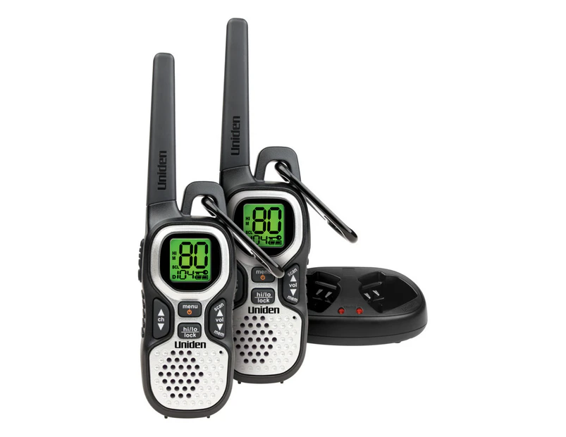 Uniden UH510-2 TWIN Pack Tough 1 Watt Handheld CB UHF Walkie Talkie NEW Hiking