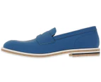 Robert Clergerie Men's Plain Leather Loafer - Pastel Blue