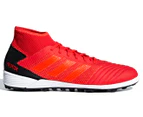 Adidas Men's Predator 19.3 Turf Football Boot - Active Red/Solar Red/Black