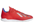 Adidas Men's X 18.3 Indoor Shoe - Red/Silver/Blue