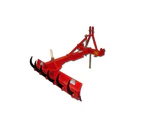 Rear Grader Blade 4Ft 120Cm W/ Rippers Heavy Duty, Offsetable For Tractor 3 Pl