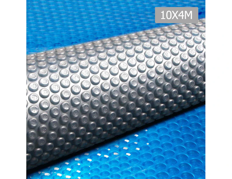 10x4M Outdoor Solar Swimming Pool Cover 500 Micron Bubble Blanket Isothermal