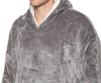 Cuddle Hoodie Blanket - Charcoal Grey