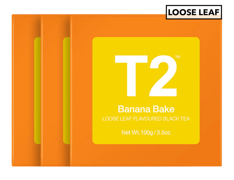 T2 Loose Leaf Black Tea Banana Bake 100g
