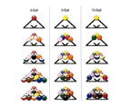 8 9 10 Ball Pool Snooker Billiards 2 & 1/4 Balls Magic Rack Triangle Sheet