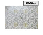 400x300cm Grey Creamy Color Pattern Floor Area Rug Carpet