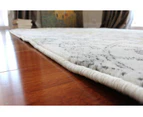 200x140cm Grey Creamy Color Pattern Floor Area Rug Carpet