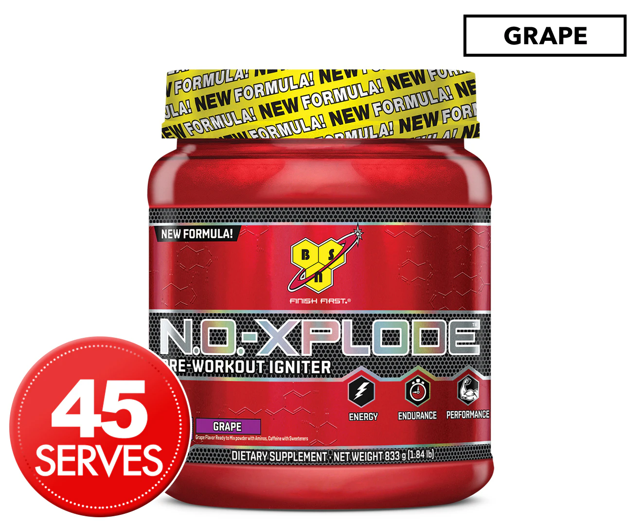 No Xplode Pre-workout By BSN - Grape