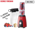 George Foreman Mix & Go Optima Blender - Red
