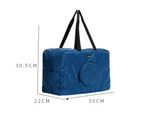 Folding Waterproof Travel Bag - Blue