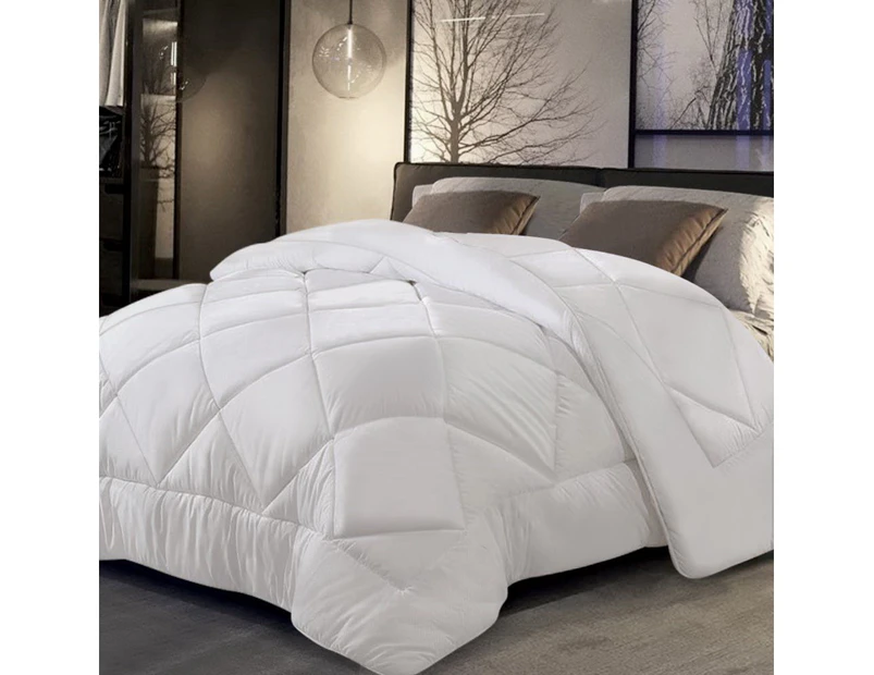 Bamboo Quilt 800GSM Microfibre Microfiber Quilts Warm Duvet Cover Doona Blanket Single Size Bed