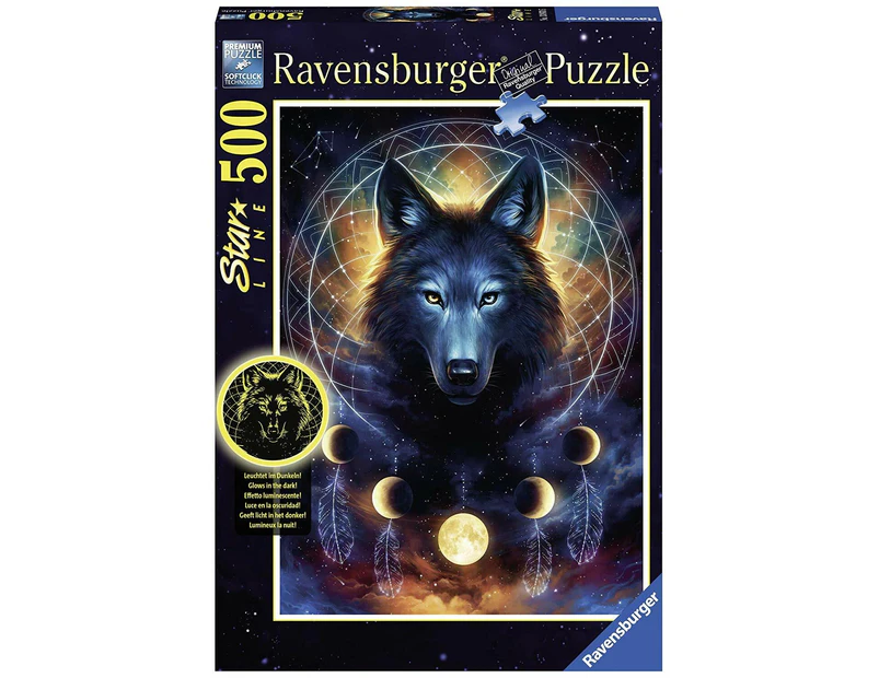 Ravensburger - Lunar Wolf Puzzle 500pc