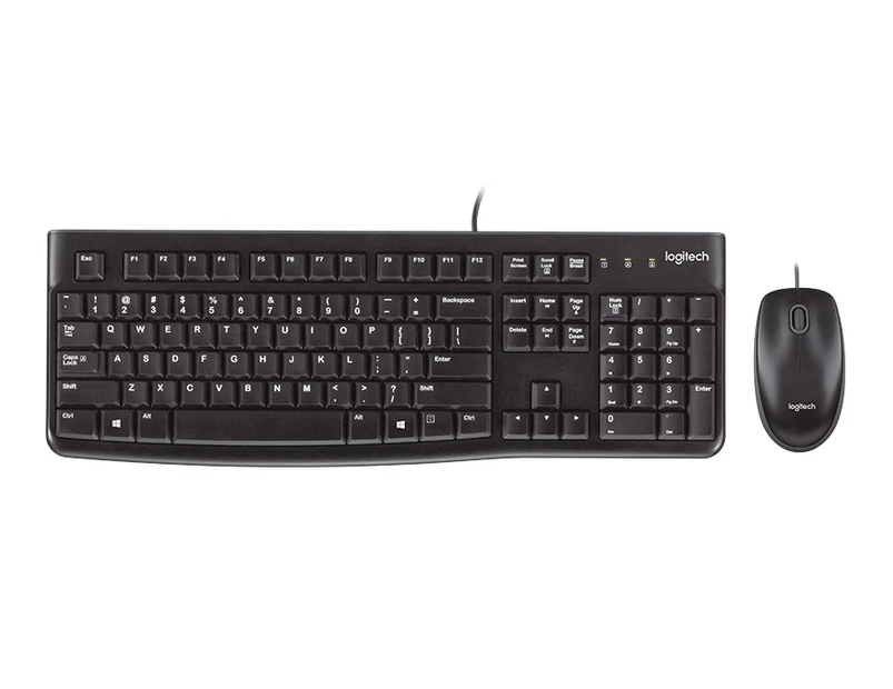 Logitech MK120 USB Desktop Keyboard and Mouse Combo