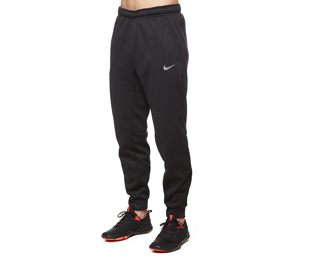 Nike Men's Tapered Therma Training Trackpants / Tracksuit Pants - Black ...