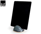 Salt & Pepper 10x5cm Nomad Tablet Holder - Blue Dappled