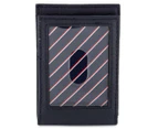 Tommy Hilfiger Wide Magnetic Front Pocket Wallet & Valet - Navy 