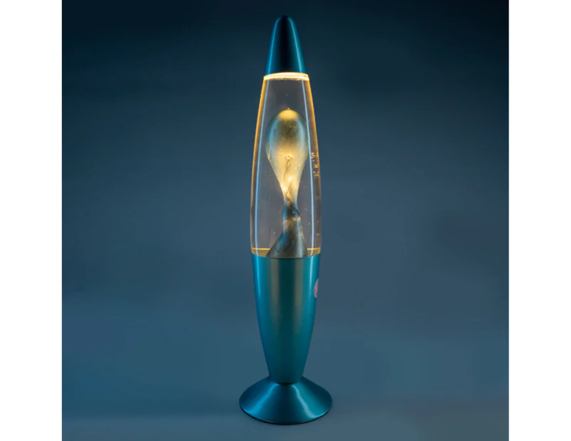 Metallic Magma Motion Lamp - Blue