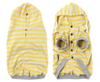 Harper & Hound Medium Striped Hoodie - Yellow/Grey