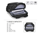 Konpad Unisex 17.3 Inch Travel Laptop Backpack-Black
