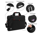 Konpad 13.3 Inch Water Resistant Messenger Bag-Black