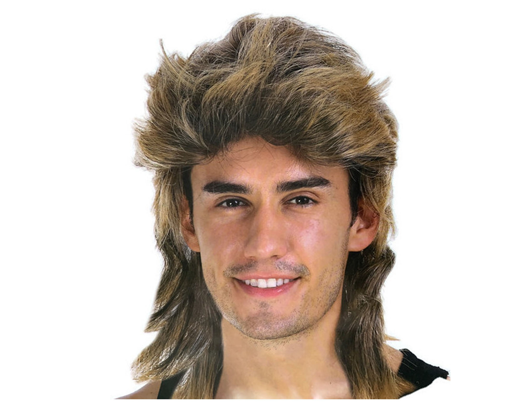 Blonde mullet shop wig perth