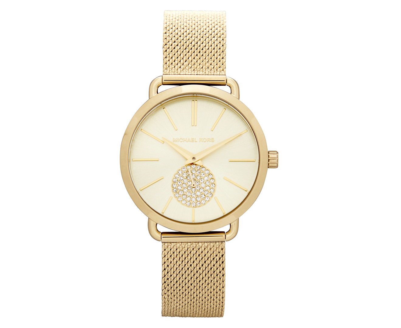 Michael Kors Women's 37mm Portia Stainless Steel Watch - Gold | Catch.co.nz