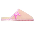 Bluestar Women's Premium Australian Sheepskin Star Ugg Slipper - Pink