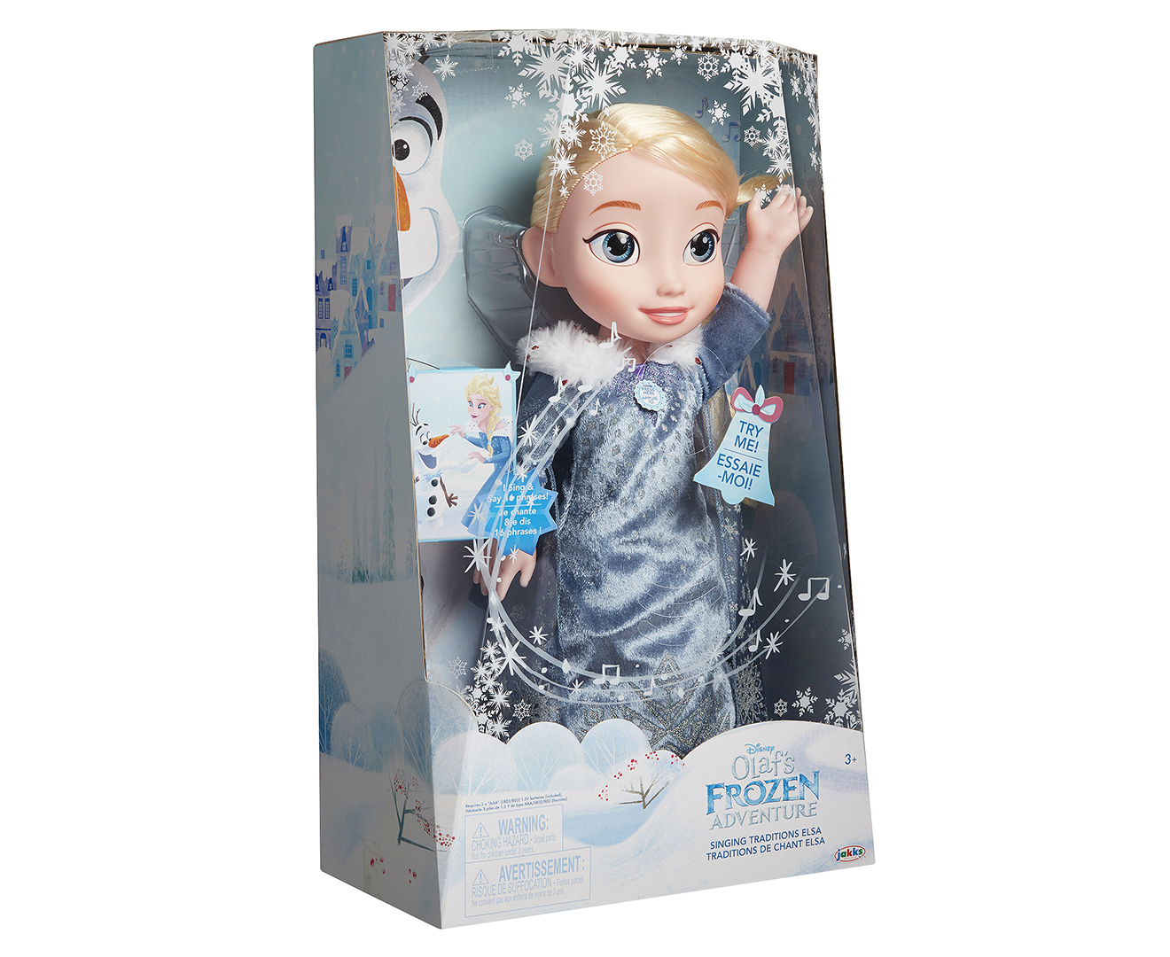 Disney olaf's frozen adventure singing traditions store elsa feature doll